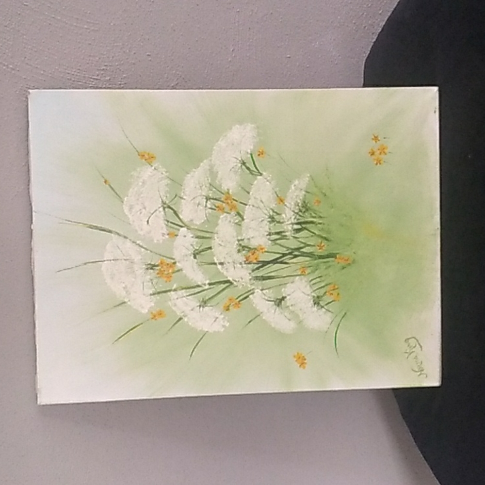 Hydrangea Hand Painted Canvas